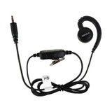 The Kenwood KHS-34 is an in-line push and talk switch Microphone with a small C-Ring Ear hook that rests comfortably on your ear. ... The KHS34 has a Clip Microphone With Ear hook or C-Ring. ... This ear hook, with clip on microphone works with ProTalk PKT series radios only.