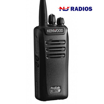 This Kenwood with 5 Watts is powerful. The  NX-340U16P ProTalk two-way business portable radio with up to 32 channels (16 in each zone), is ideal for communications in construction, manufacturing, retail, movie theaters and grocery stores.