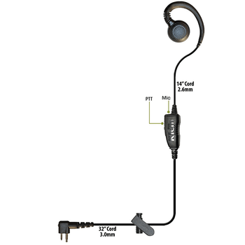 This Blackbox Curl C Style Headset-K1 with in-line microphone and push-to-talk has been designed for all day comfort while providing discreet communications. Boasting a unique design that makes a savvy statement in retail, education, and hospitality settings, it’s perfect for busy professionals on the move. This Blackbox Curl C Style Headset-K1 with in-line microphone and push-to-talk has been designed for all day comfort while providing discreet communications. Boasting a unique design that makes a savvy statement in retail, education, and hospitality settings, it’s perfect for busy professionals on the move.
