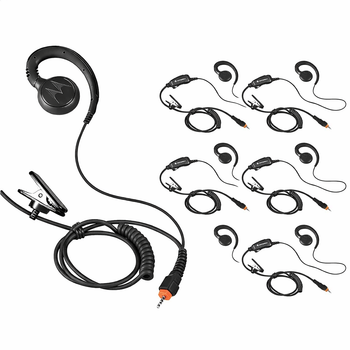 A compact and lightweight communications earpiece designed for use with CLP series radios. It has an inline PTT microphone that clips to your clothing for convenient use. Fits CLP-1010 and CLP-1040 radios only.