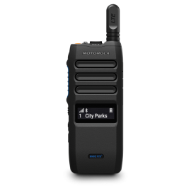 Combining the broad coverage of a nationwide cellular network with the ease of two-way radio communications, the Motorola TLK110 WAVE two-way radio gets the job done.