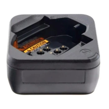Motorola PMPN4587A CURVE Single-Unit Charger with Power Supply is great for charging the battery by itself or while inside the radio. Works with CURVE Motorola radio