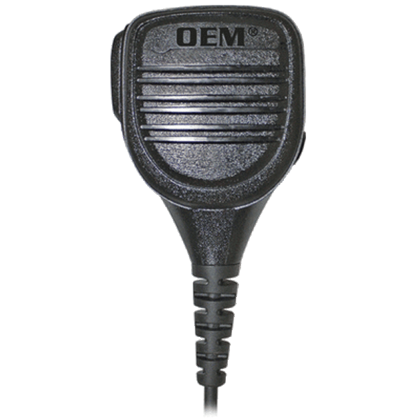 Bravo Speaker Microphone for Radios with a Motorola Dual-Pin Connector like the Blackbox Go, Zone, Zone KP, Bantam M-1 or most Motorola business radios.