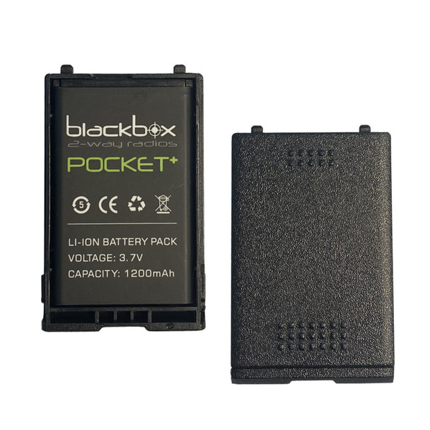 Pocket+ Battery Replacement battery for the Pocket+ G Series Two-Way Radio
1,500 mAh Li-Ion