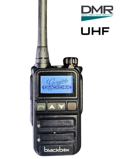 The Blackbox SHIFT is an affordable DMR digital and analog two-way radio with 2 Slot Simplex operation and 1.6 watts of power. Its rugged, IP-rated construction and capacity for up to 1,024 channels make it an excellent compact radio for professional use. The SHIFT uses a standard Kenwood K1-compatible 2-Pin connection for headsets and audio accessories.
