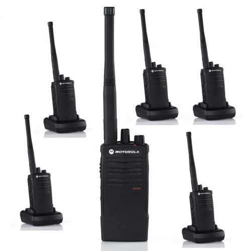 Motorola RDV5100 Six Pack of 5 Watt Business 2Way VHF Radios is just