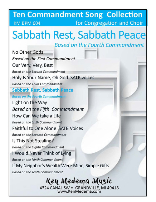 4 Commandment Sabbath Rest, Sabbath Peace (download)