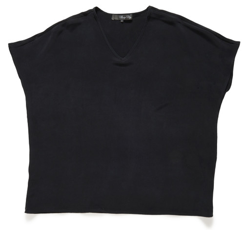 The V Neck Silk Tunic