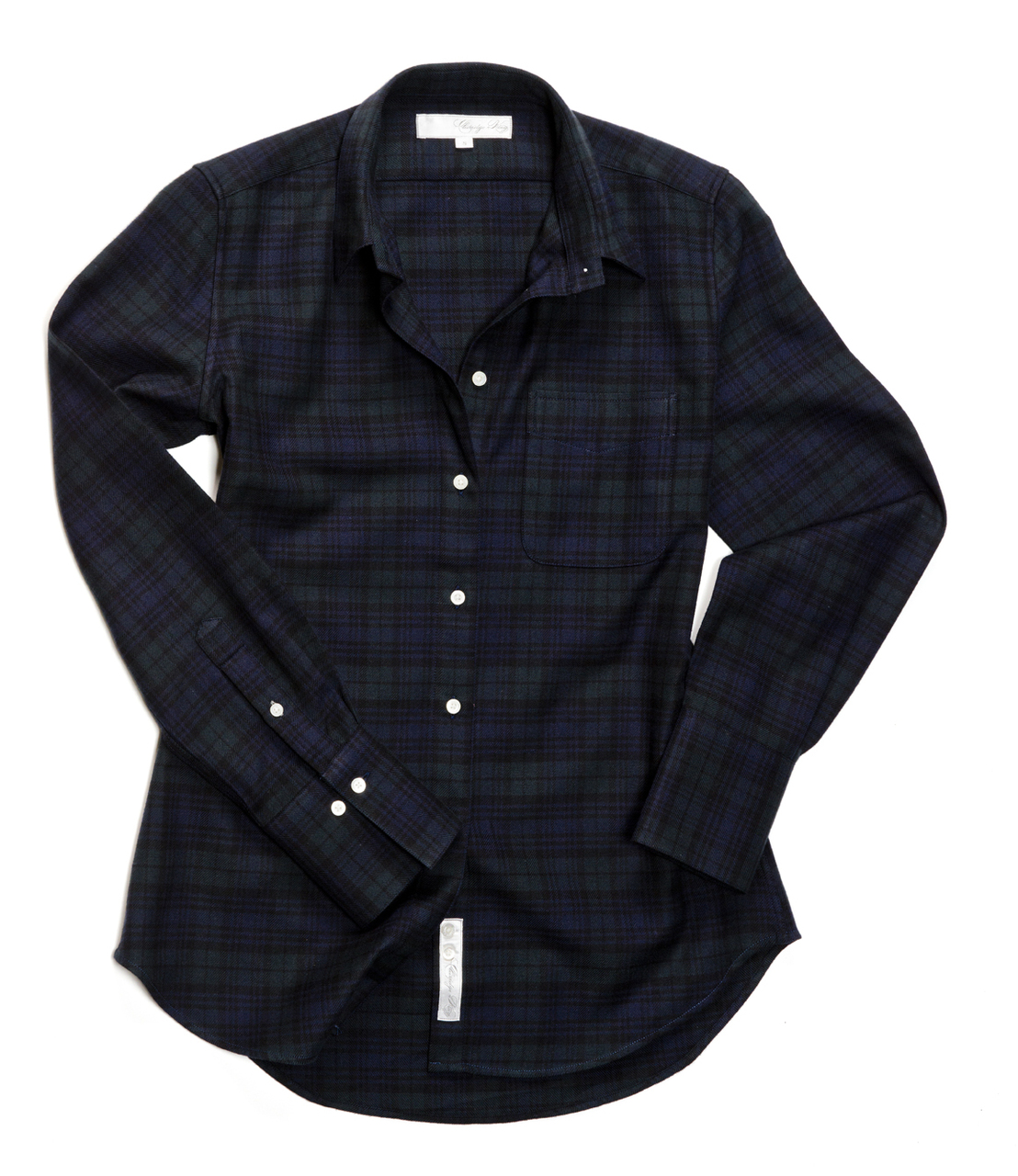 The Flannel Ivy in black watch plaid.