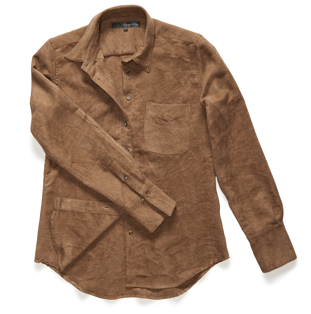 The Suede Ivy in saddle