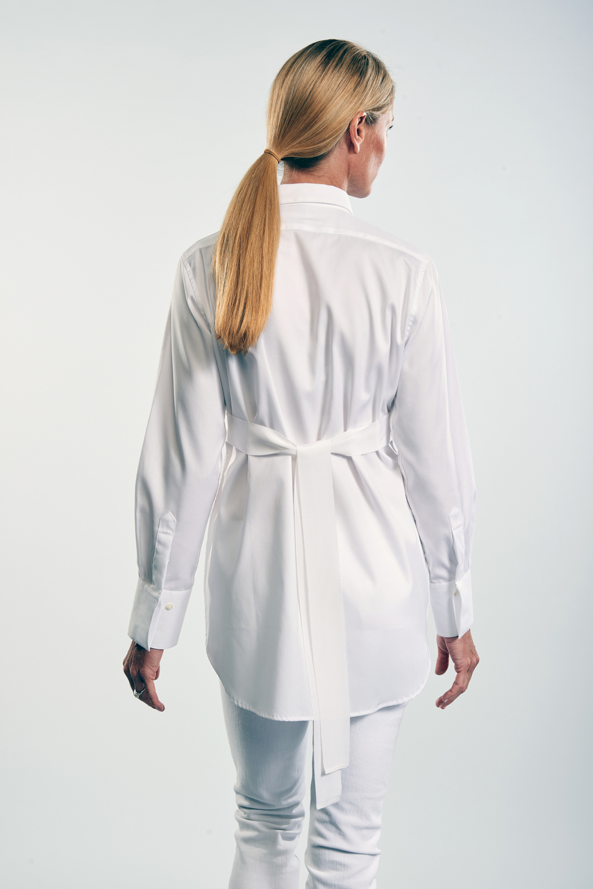 Belted Button-Down