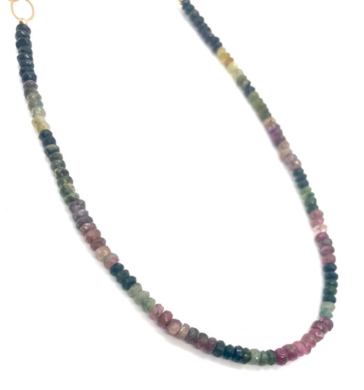 Watermelon Tourmaline Necklace