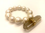 Pearl and Quartz Crystal Bracelet