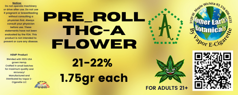 THC-A Flower & Pre-Rolls