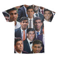 Rishi Sunak Photo Collage T-Shirt back