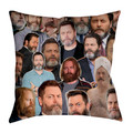 Nick Offerman Photo Collage Pillowcase