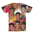 Tamron Hall Photo Collage T-shirt back