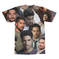 D. J. Cotrona Photo Collage T-shirt back