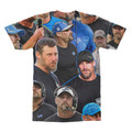 Dan Campbell Photo Collage T-shirt back