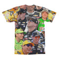Kyle Busch  Photo Collage T-shirt back