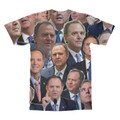 Adam Schiff Photo Collage T-shirt back
