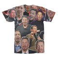Larry Ellison Photo Collage T-shirt back