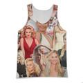 Margot Robbie Photo Collage Tank Top Margot Robbie Photo Collage Tank Top