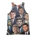 President John F. Kennedy Photo Collage Tank Top