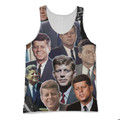 President John F. Kennedy Photo Collage Tank Top