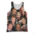Alan Rickman Photo Collage Tank Top