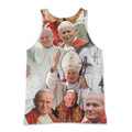 Pope John Paul II Photo Collage Tank Top