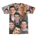 Josh Hutcherson Photo Collage T-Shirt back