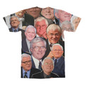 Phil Donahue Photo Collage T-Shirt back