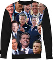 Gavin Newsom Photo Collage Sweater Sweatshirt