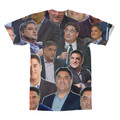 Cenk Uygur Photo Collage T-Shirt back