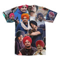 Sidhu Moose Wala Photo Collage T-Shirt back