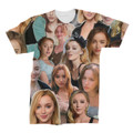 Phoebe Dynevor  Photo Collage T-Shirt Front