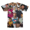 Nyjah Huston Photo Collage T-Shirt back