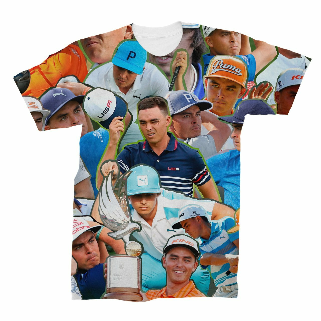 Rickie Fowler Photo Collage T-Shirt