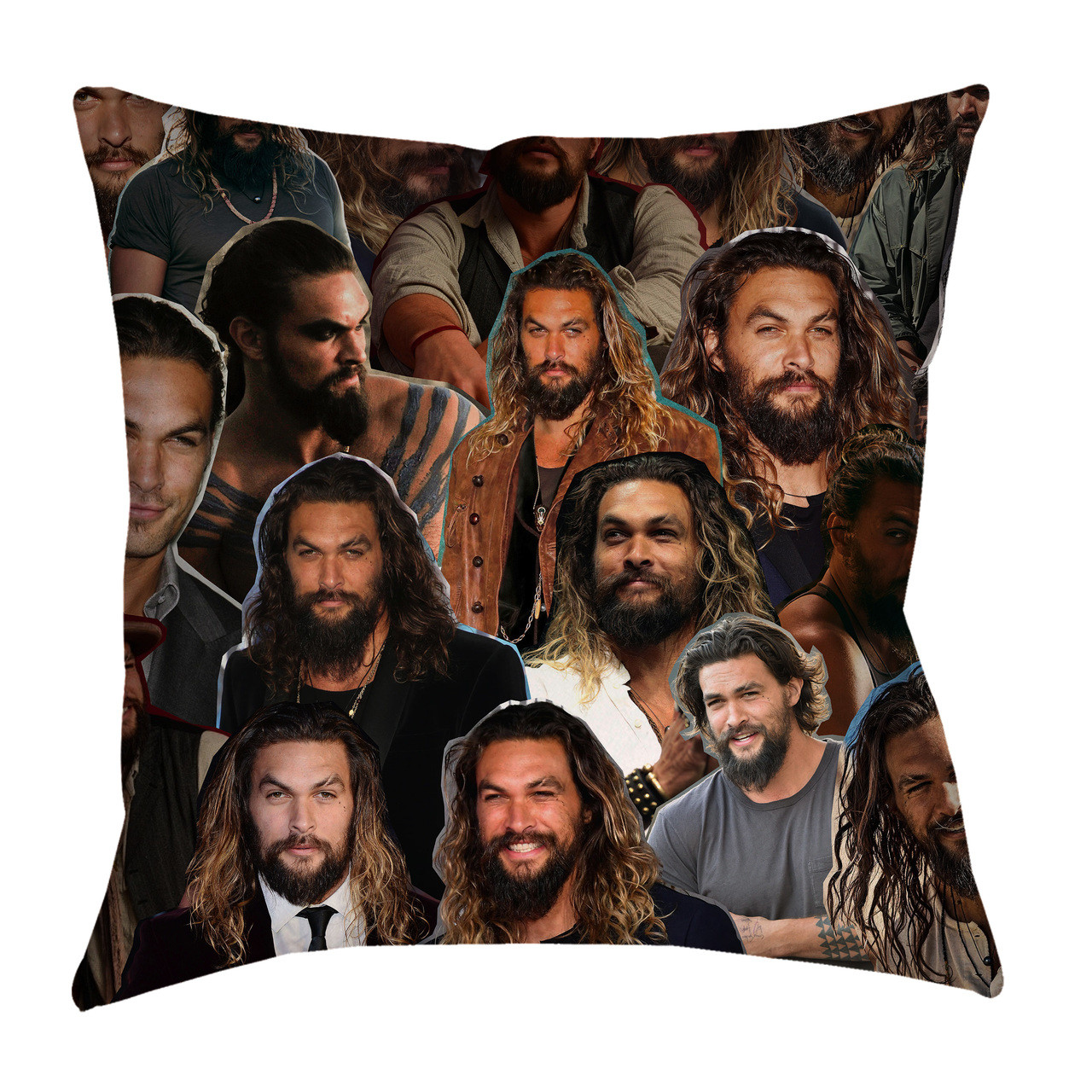 Jason Momoa Photo Collage Pillowcase Subliworks