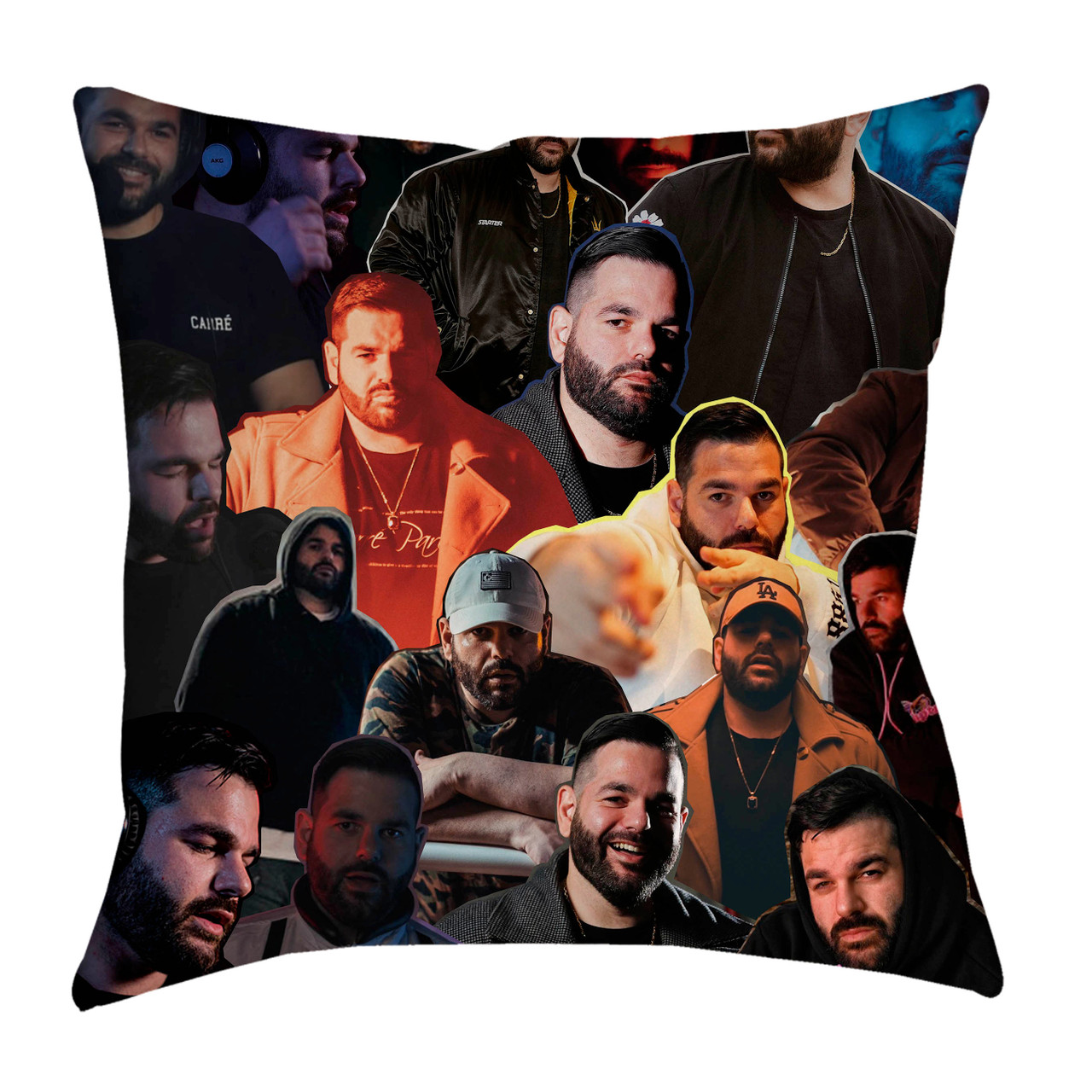 Masked Wolf Photo Collage Pillowcase Subliworks