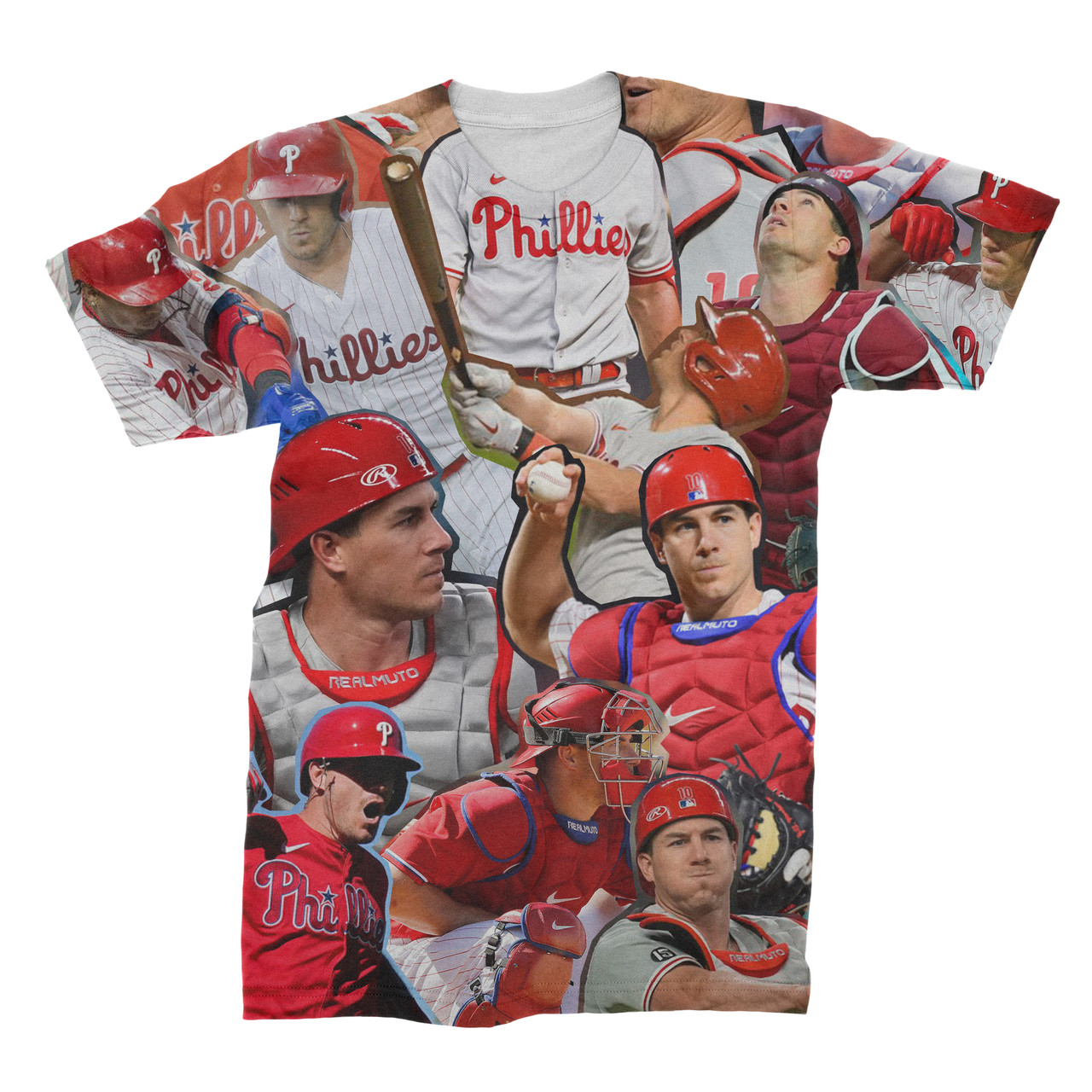 J. T. Realmuto Photo Collage T-Shirt - Subliworks