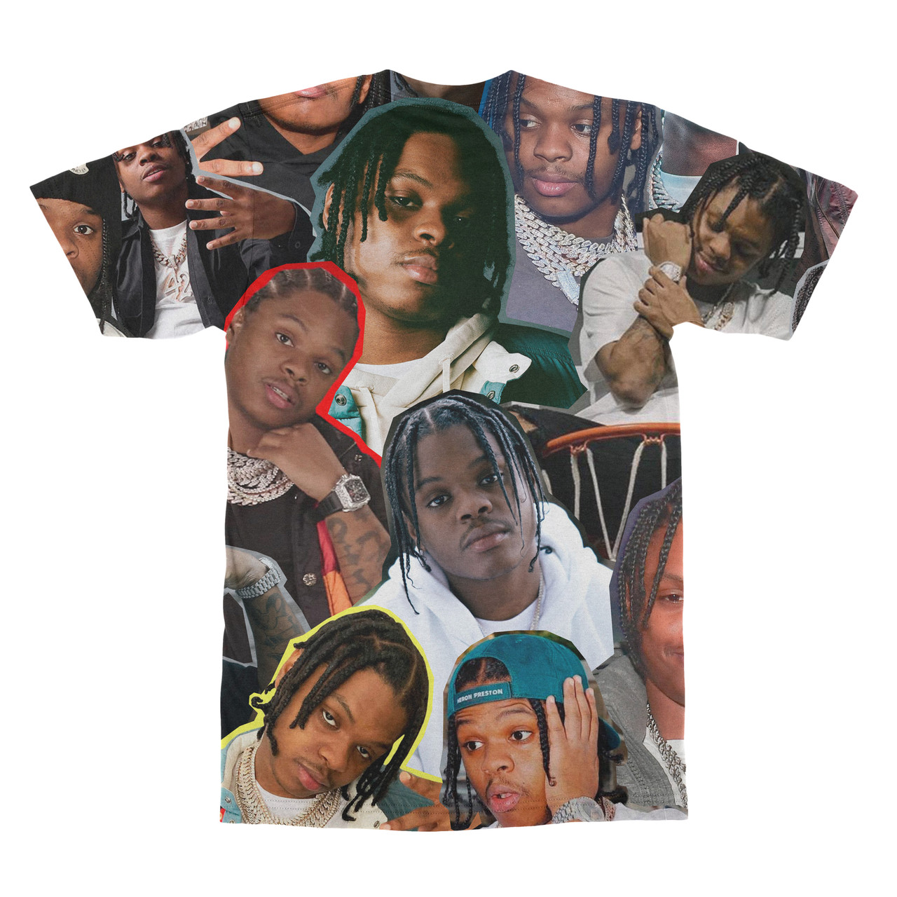 King Von Photo Collage T-Shirt - Subliworks