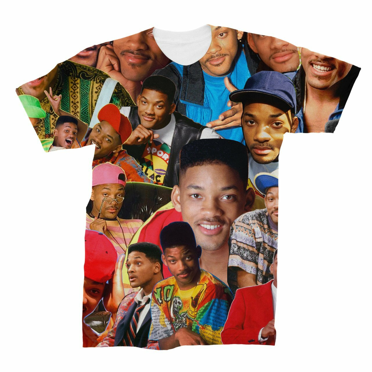 Will Smith (The Fresh Prince of Bel-Air) Photo Collage T-Shirt