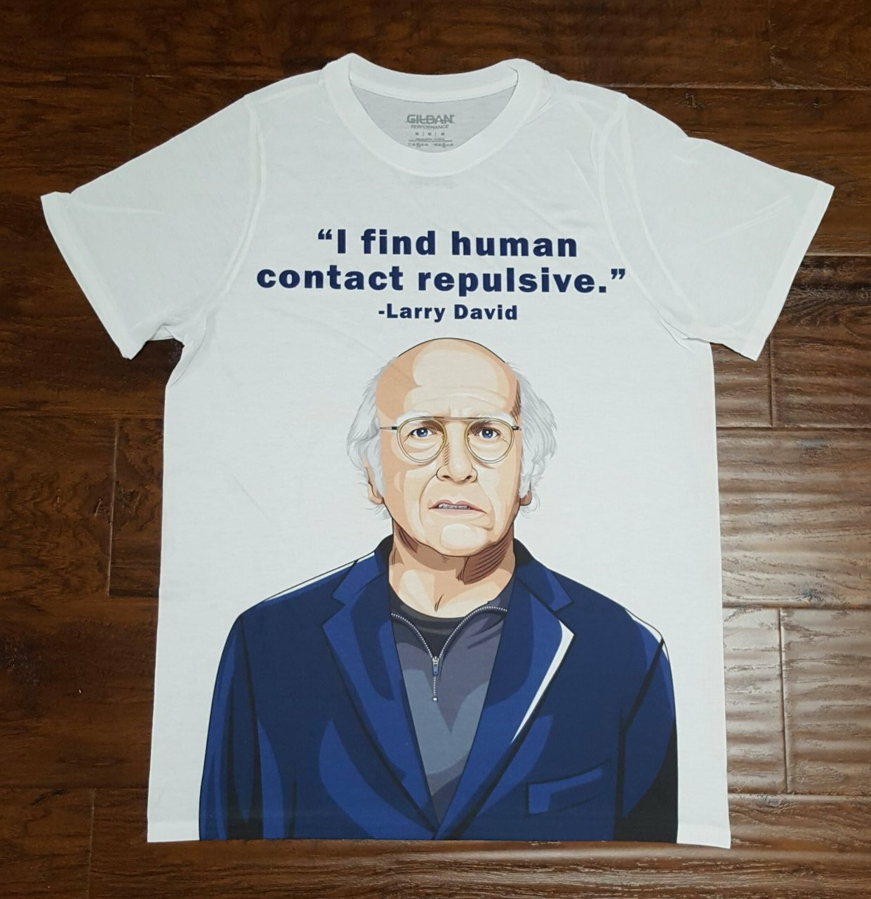 Larry Curb your T Shirt Subliworks