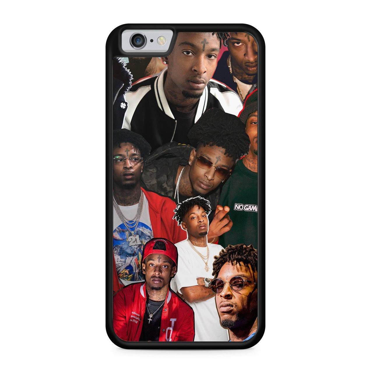 Wall Account 6 Account 4000013864668 Costuom Inspired by 21 savage Phone Case Compatible With Iphone 7 XR 6s Plus 6 X 8 9 Cases XS Max Clear Iphones Cases TPU 