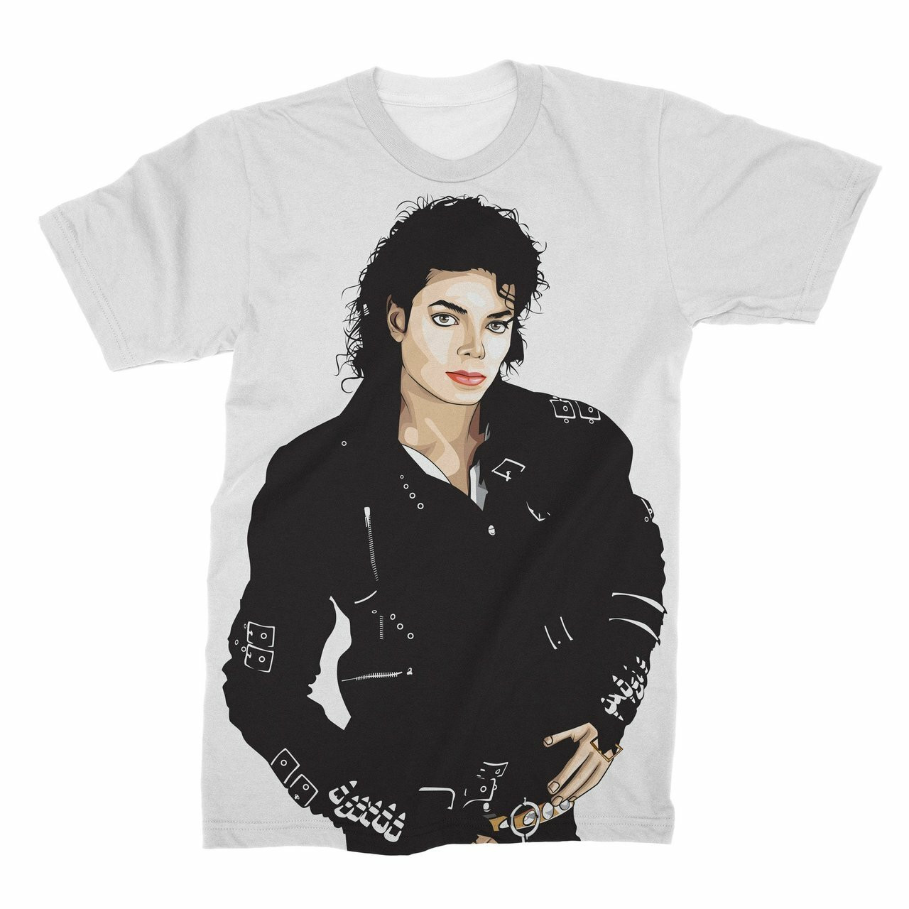 Michael Jackson T Shirt “In Loving Memory”. Sz L. Black with Graphics