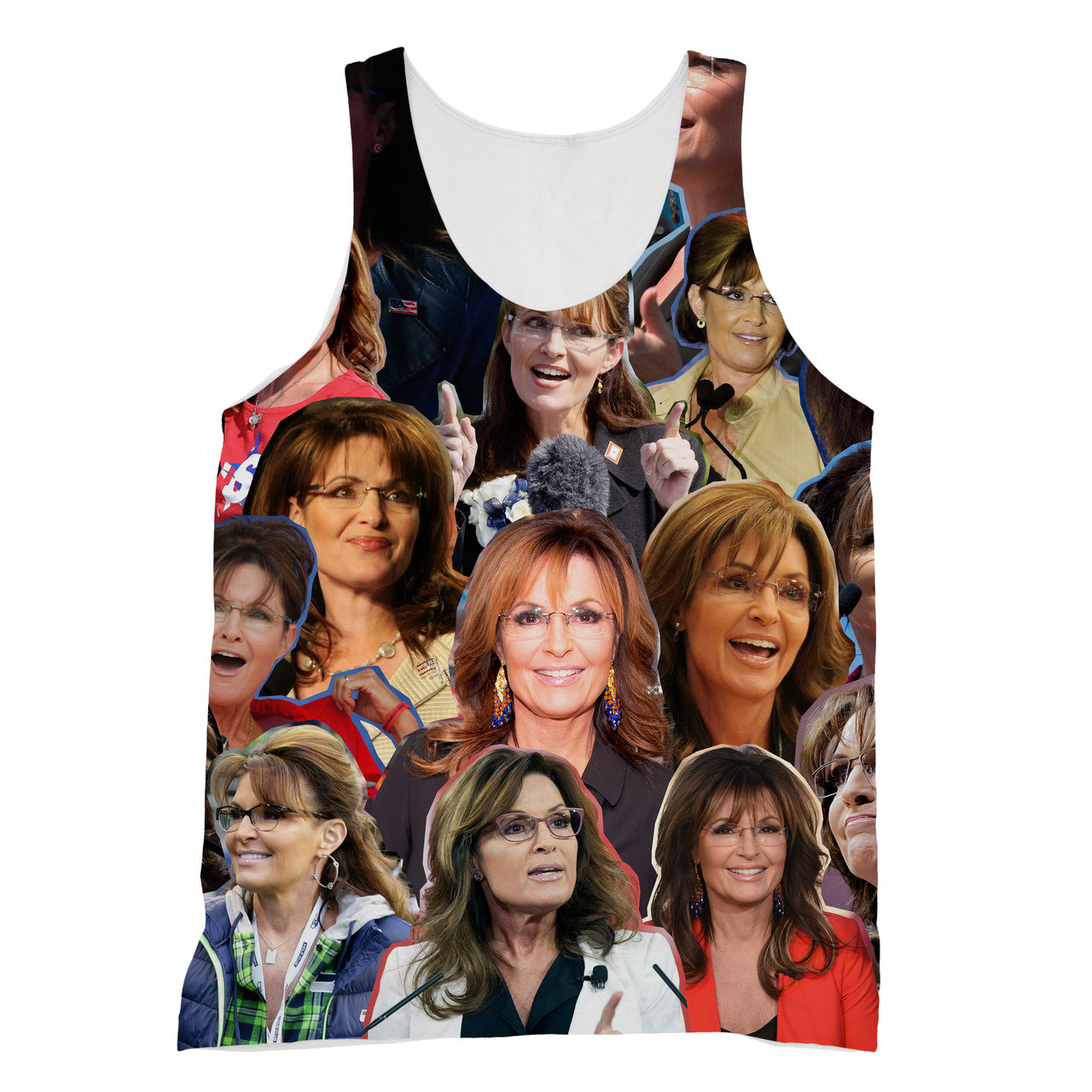 Sarah Palin Photo Collage T-Shirt - Subliworks