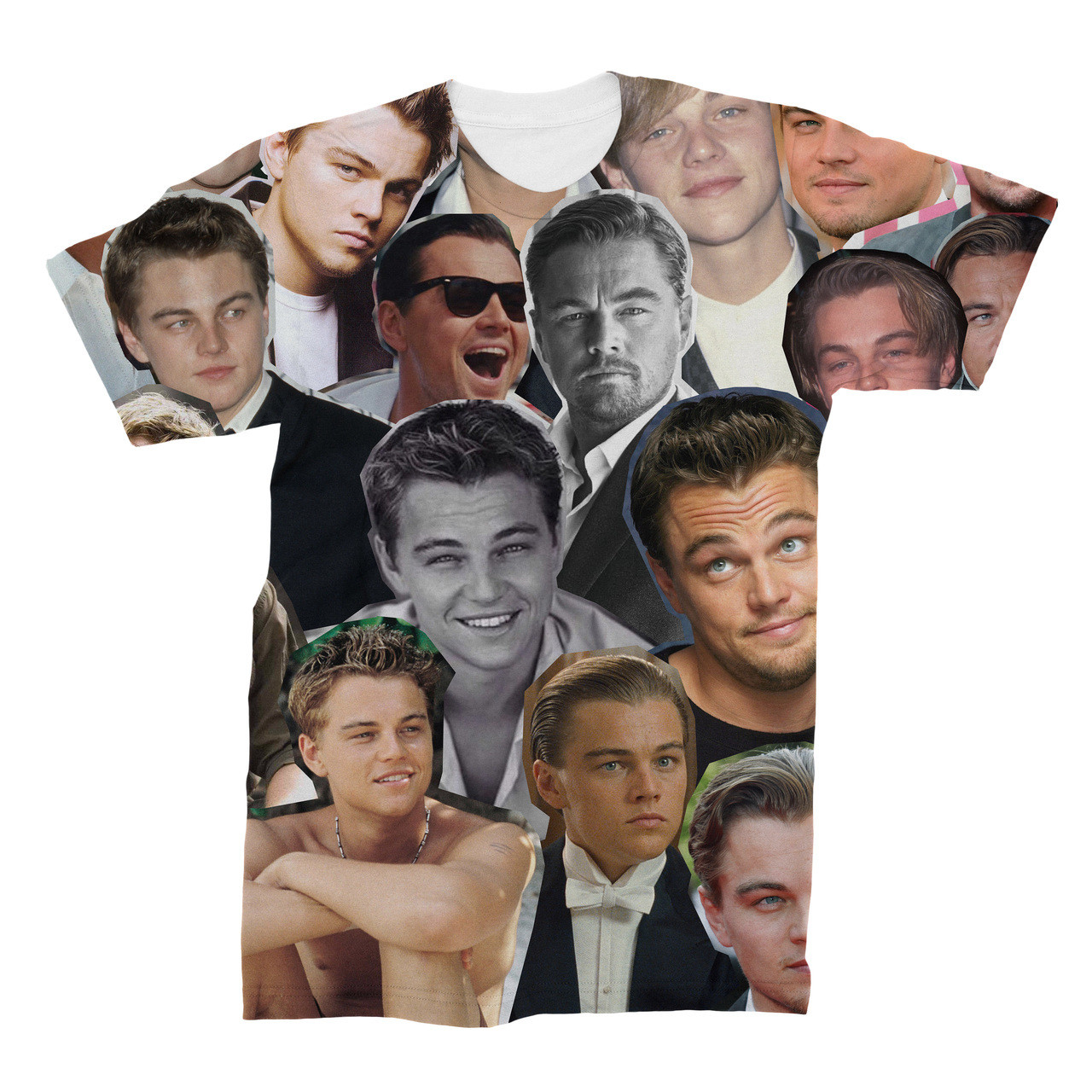 Leonardo Dicaprio Photo Collage T shirt