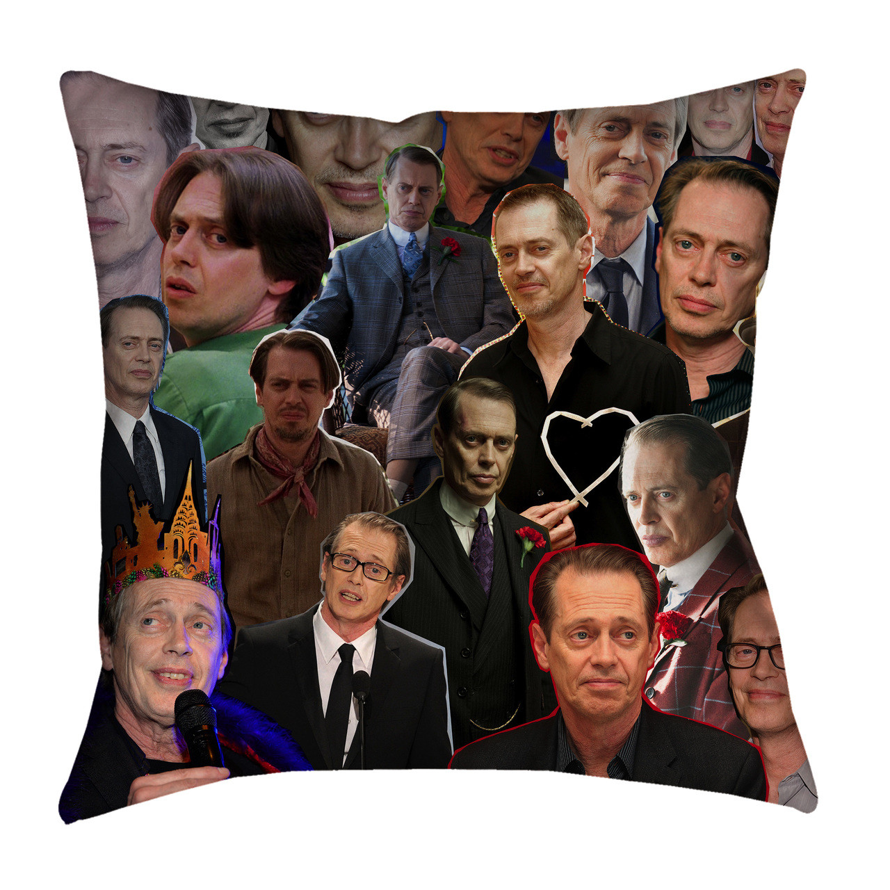 Steve Buscemi Photo Collage Pillowcase